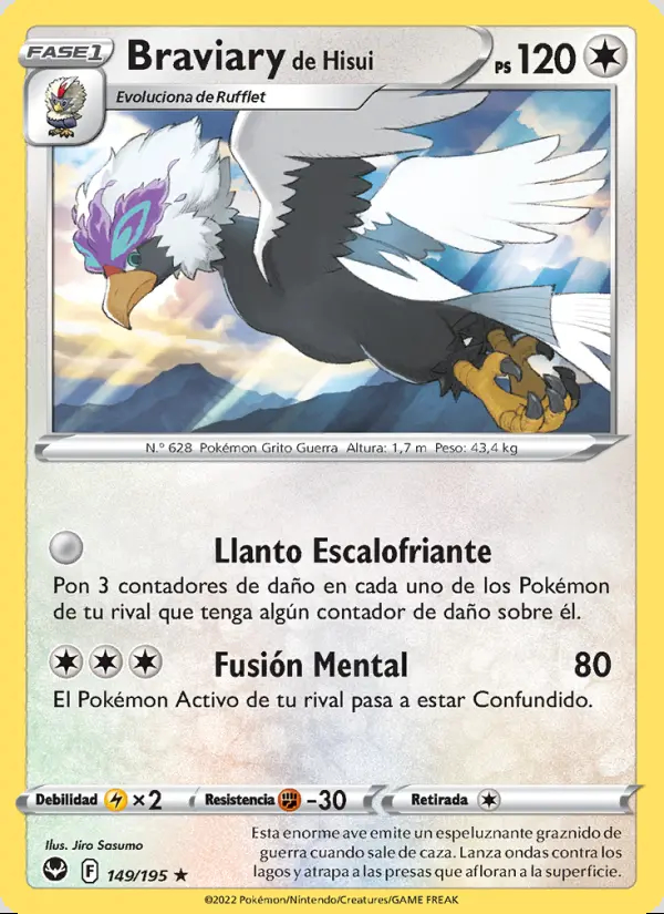 Image of the card Braviary de Hisui