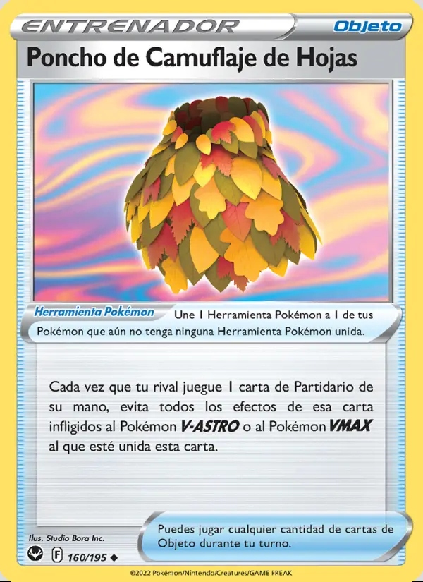 Image of the card Poncho de Camuflaje de Hojas