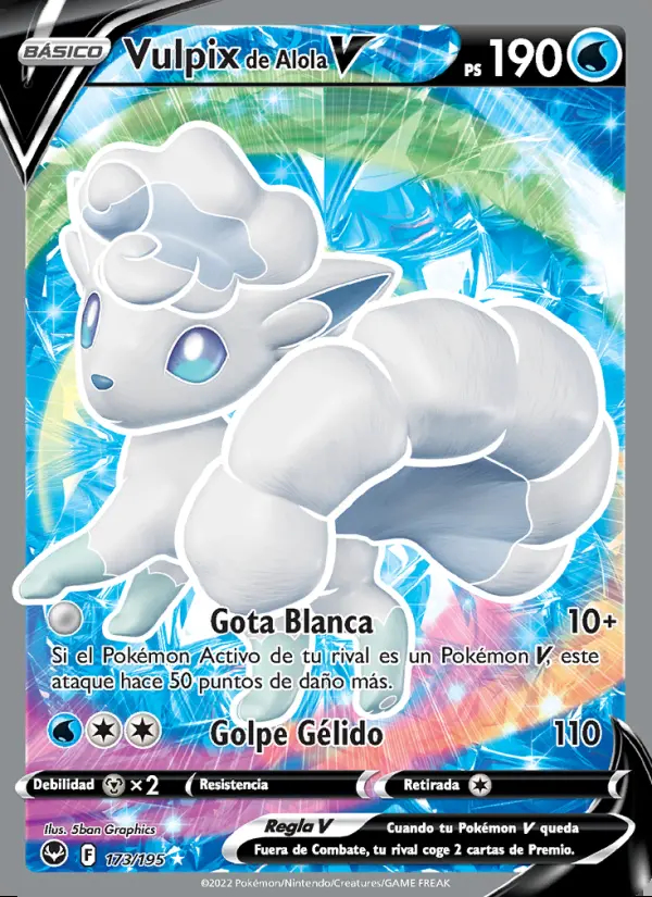 Image of the card Vulpix de Alola V