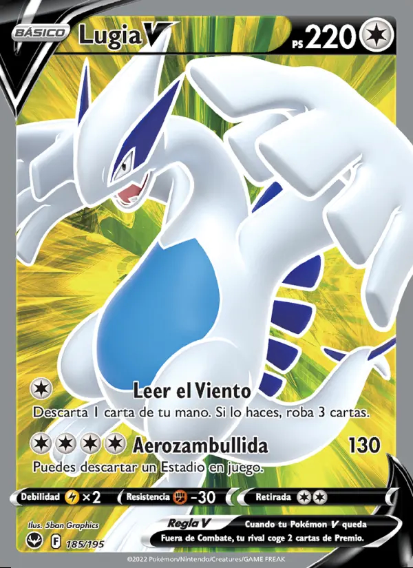 Image of the card Lugia V