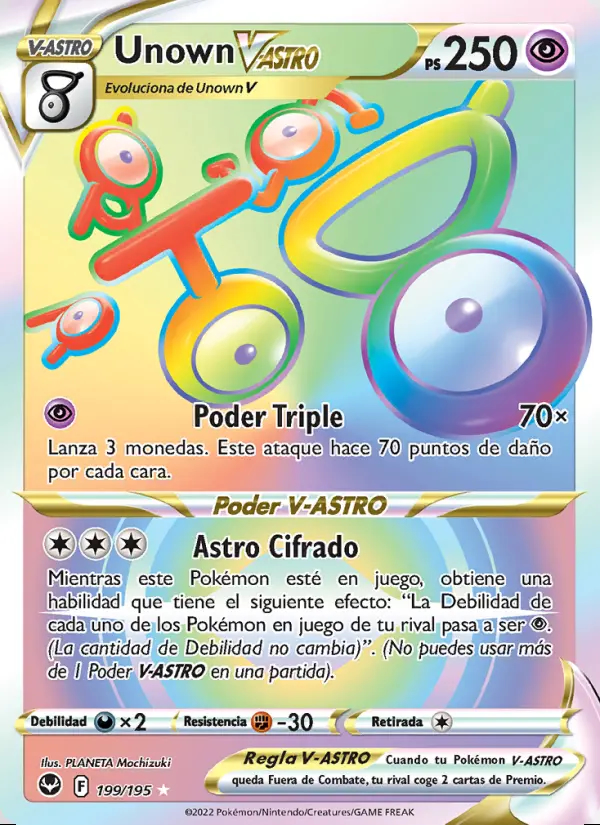 Image of the card Unown V-ASTRO