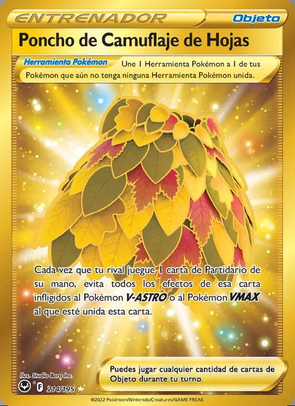 Image of the card Poncho de Camuflaje de Hojas