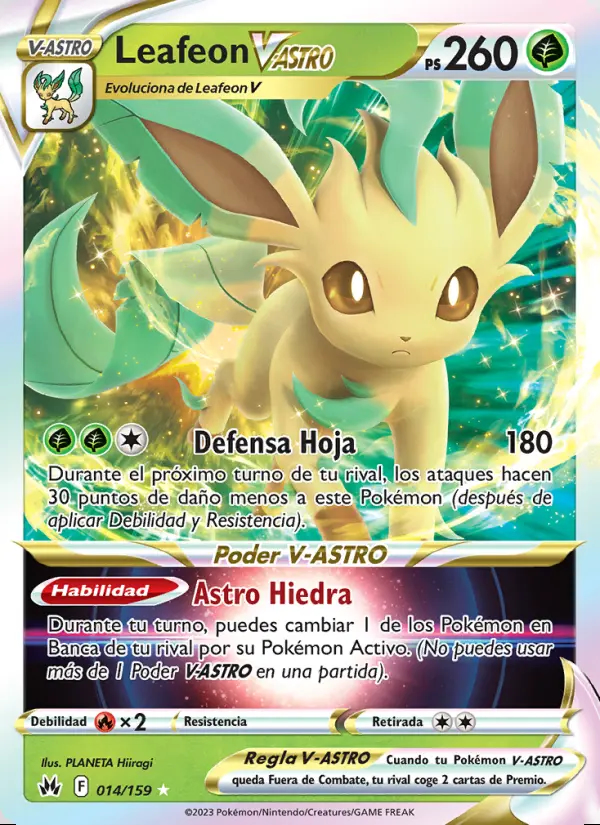 Image of the card Leafeon V-ASTRO