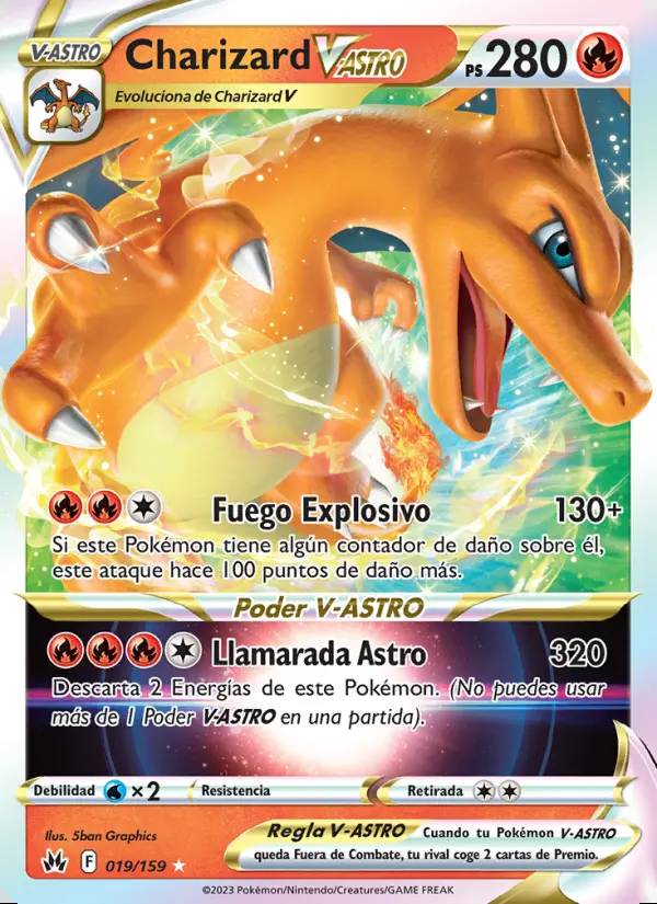 Image of the card Charizard V-ASTRO