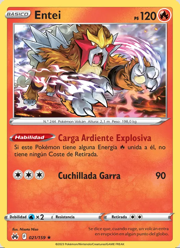 Image of the card Entei