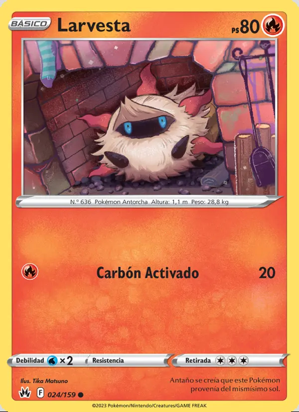 Image of the card Larvesta