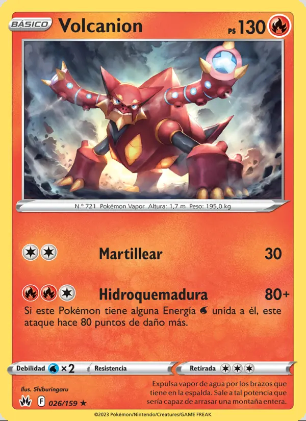 Image of the card Volcanion