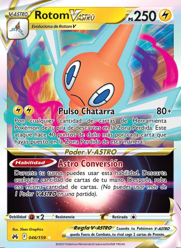 Image of the card Rotom V-ASTRO