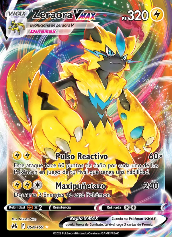 Image of the card Zeraora VMAX