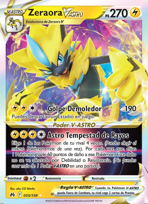 Image of the card Zeraora V-ASTRO