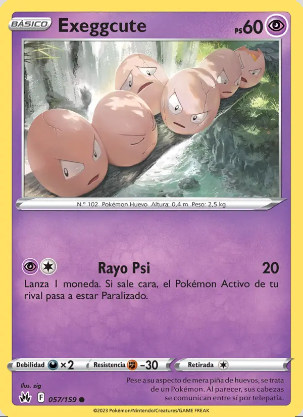 Image of the card Exeggcute