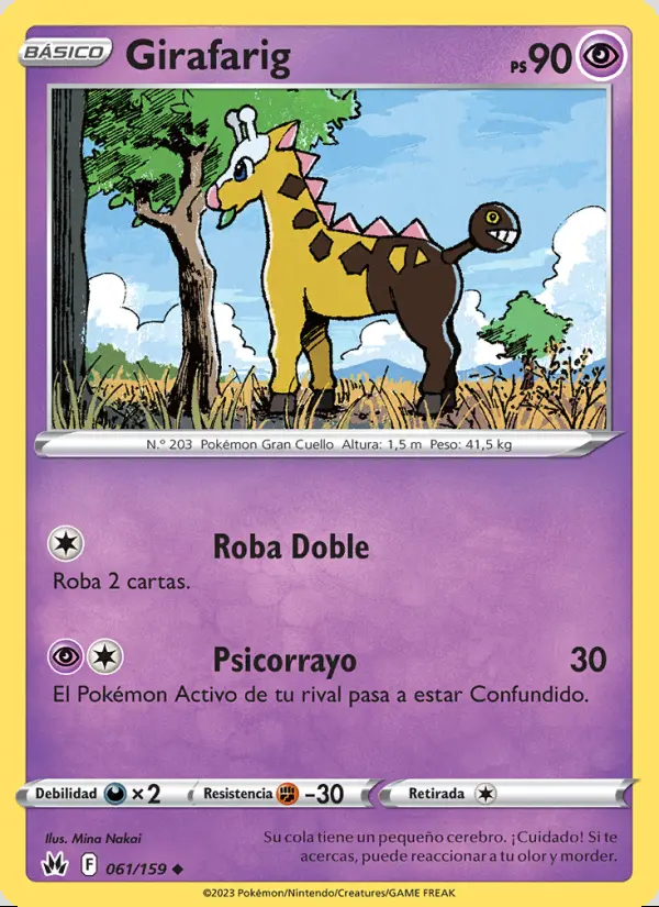 Image of the card Girafarig