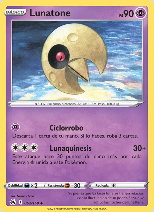 Image of the card Lunatone