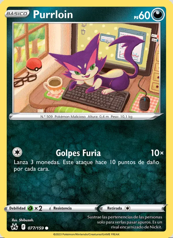 Image of the card Purrloin