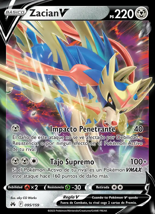 Image of the card Zacian V