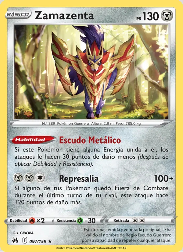 Image of the card Zamazenta