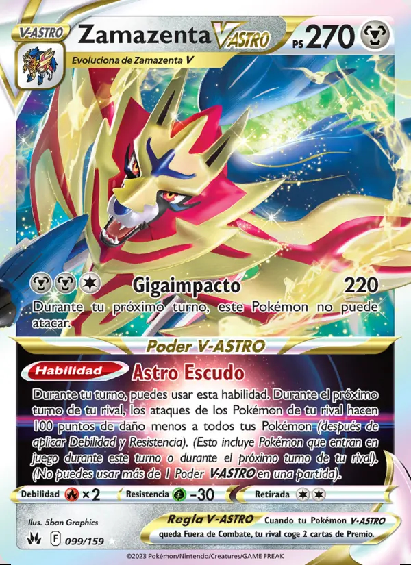 Image of the card Zamazenta V-ASTRO