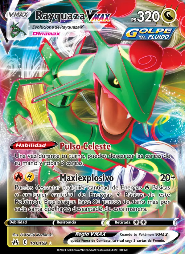 Image of the card Rayquaza VMAX