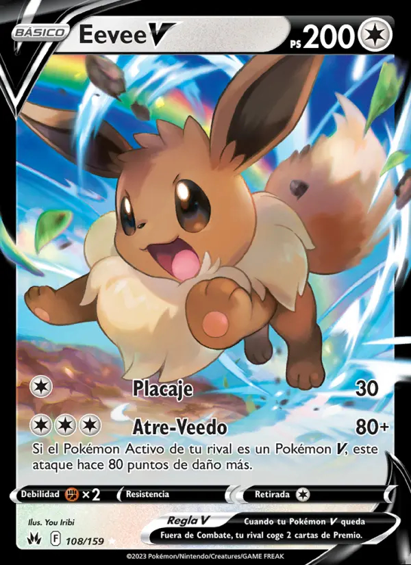 Image of the card Eevee V