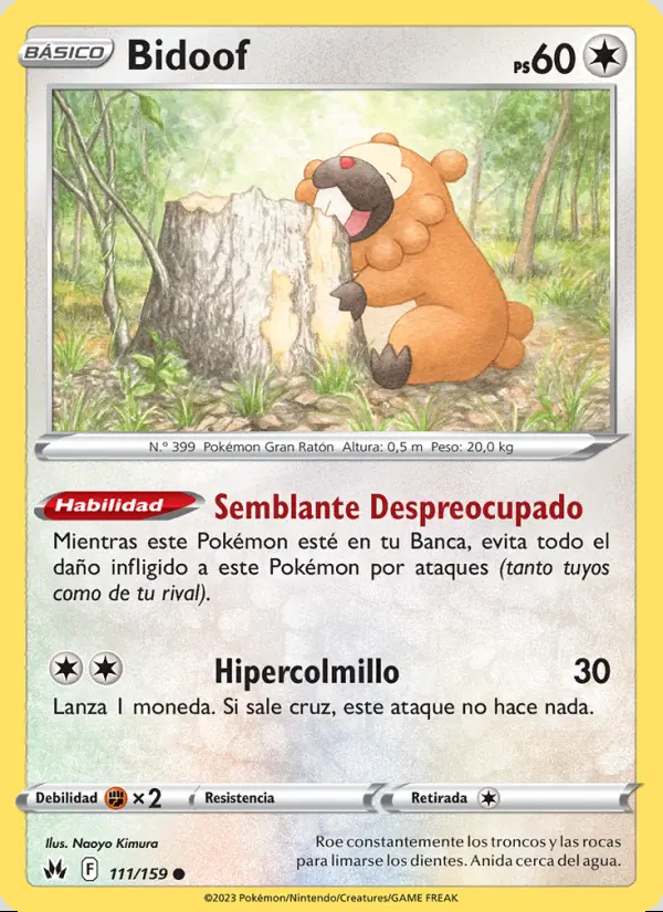 Image of the card Bidoof