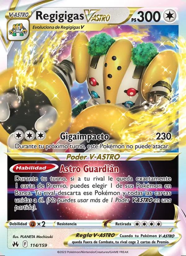 Image of the card Regigigas V-ASTRO