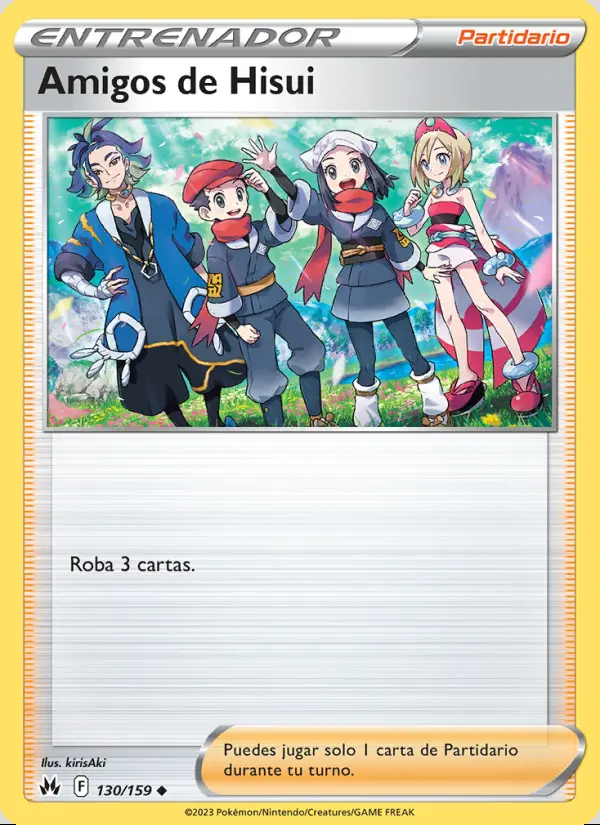 Image of the card Amigos de Hisui