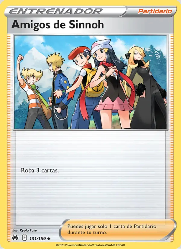 Image of the card Amigos de Sinnoh