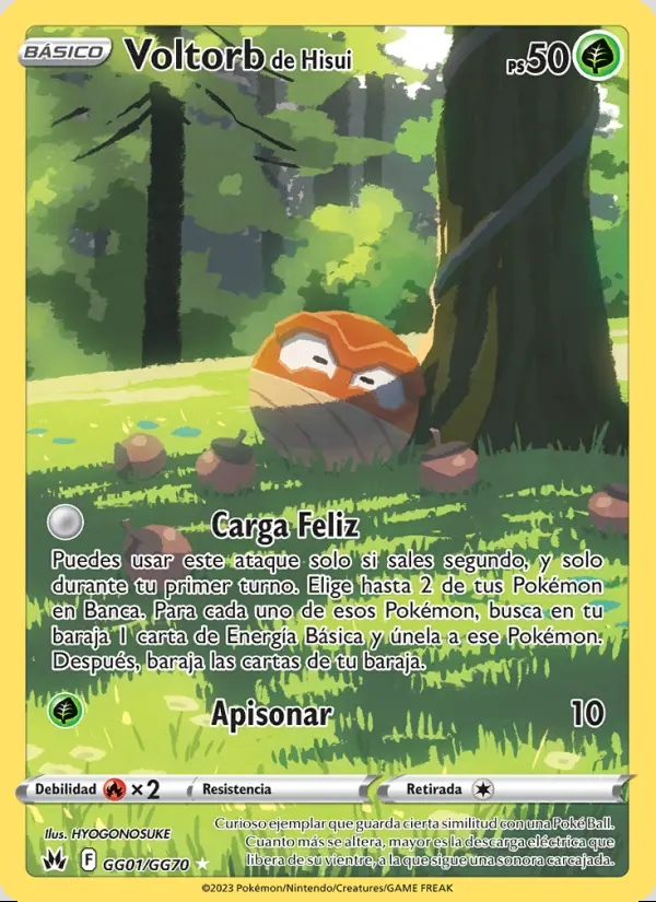 Image of the card Voltorb de Hisui