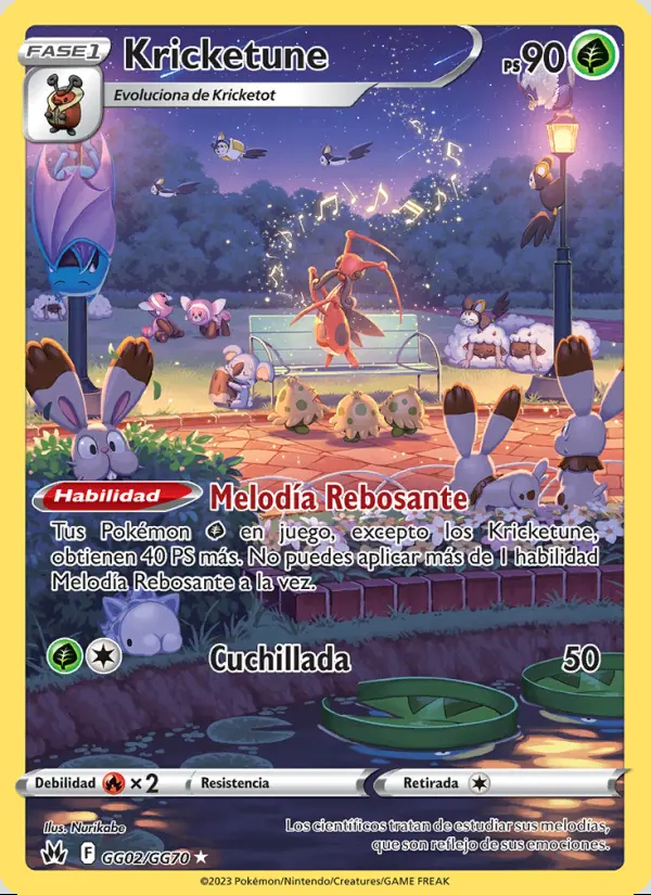 Image of the card Kricketune