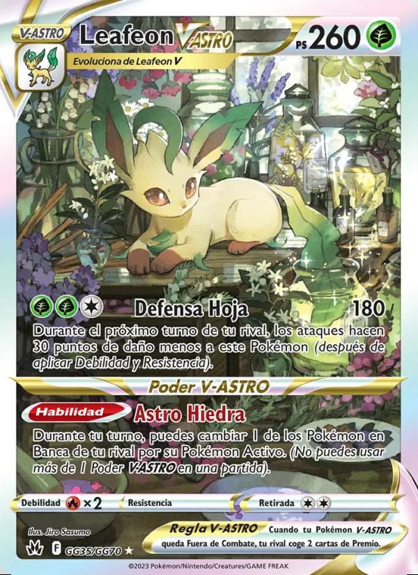 Image of the card Leafeon V-ASTRO