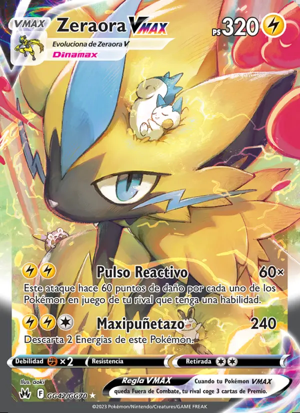 Image of the card Zeraora VMAX