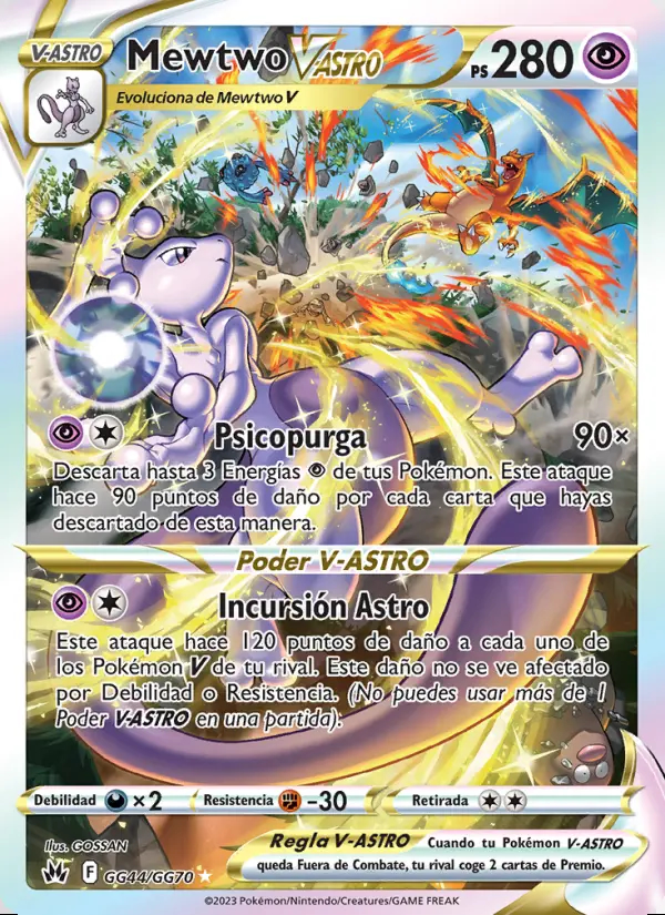 Image of the card Mewtwo V-ASTRO