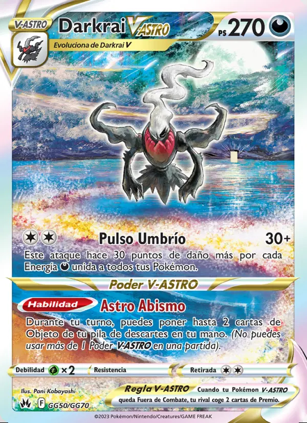 Image of the card Darkrai V-ASTRO