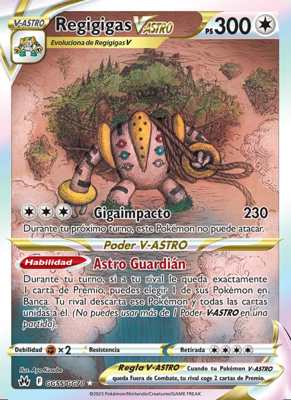 Image of the card Regigigas V-ASTRO