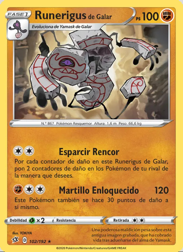 Image of the card Runerigus de Galar