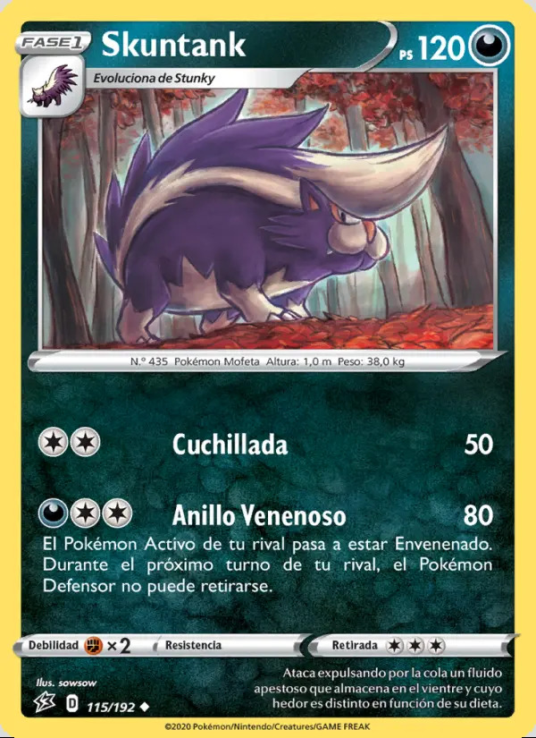 Image of the card Skuntank