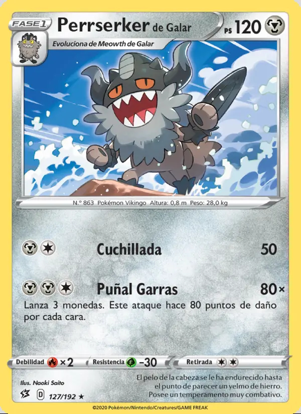 Image of the card Perrserker de Galar