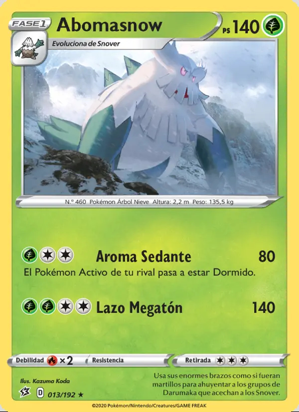 Image of the card Abomasnow