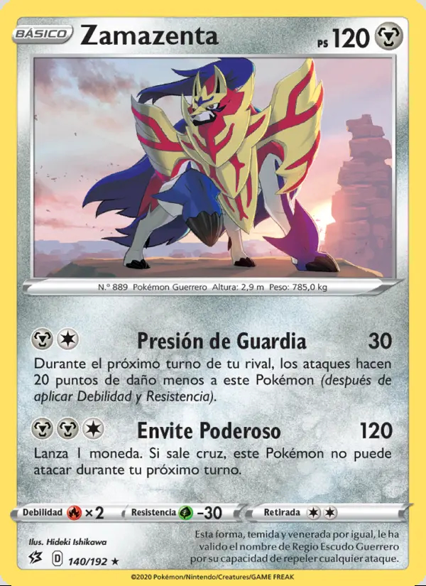 Image of the card Zamazenta