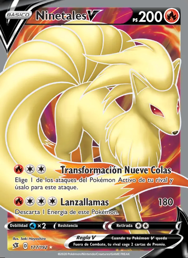 Image of the card Ninetales V