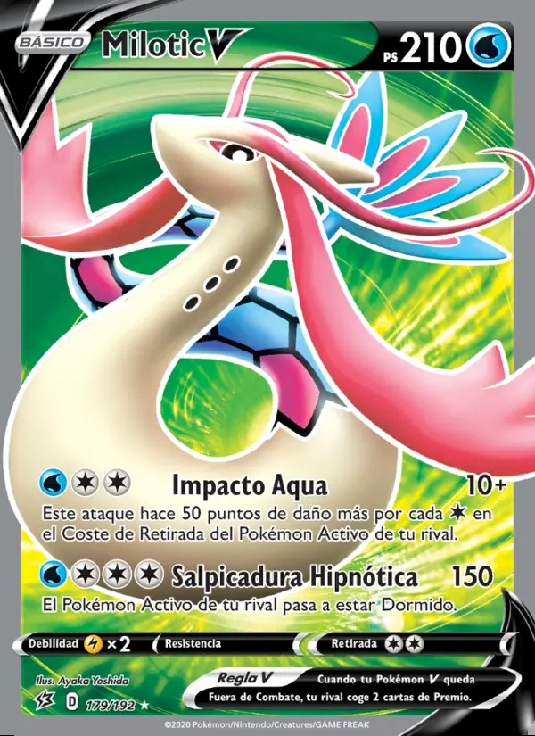 Image of the card Milotic V