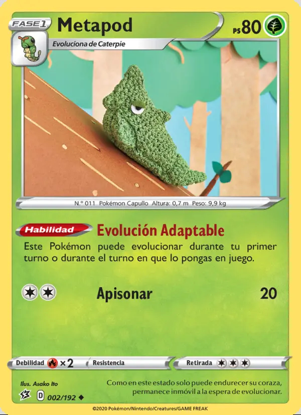 Image of the card Metapod