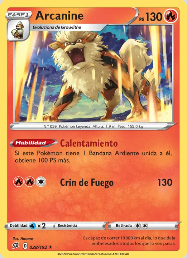 Image of the card Arcanine