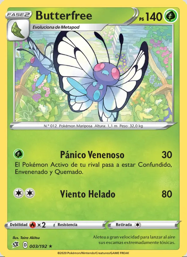 Image of the card Butterfree