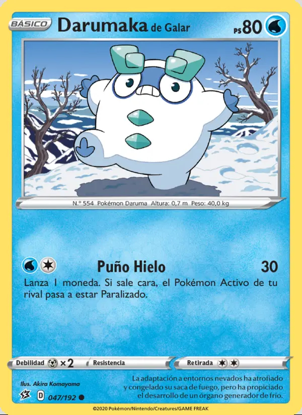 Image of the card Darumaka de Galar