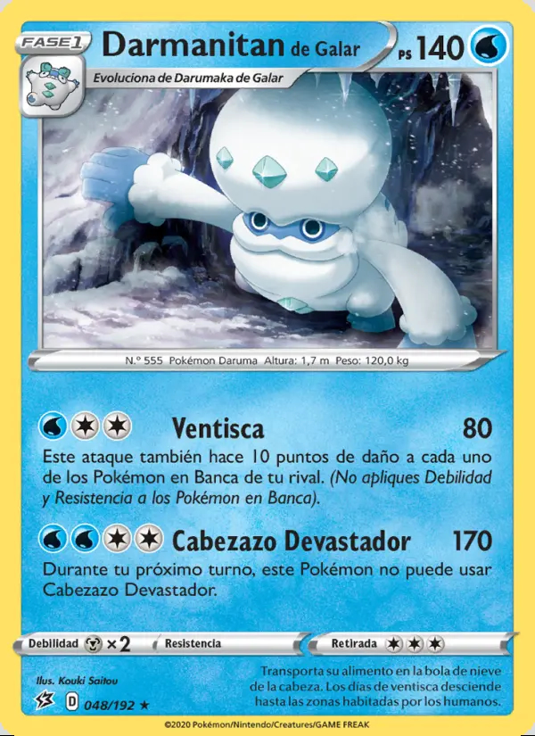 Image of the card Darmanitan de Galar