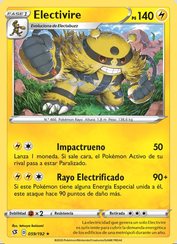 Image of the card Electivire