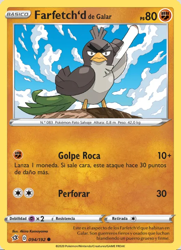 Image of the card Farfetch'd de Galar