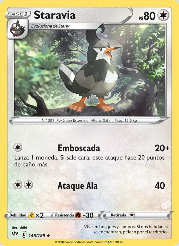 Image of the card Staravia