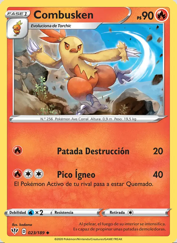 Image of the card Combusken